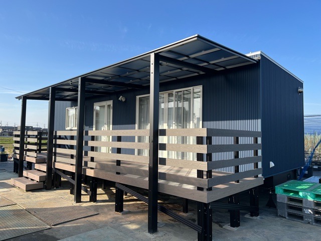 デッキとテラス屋根