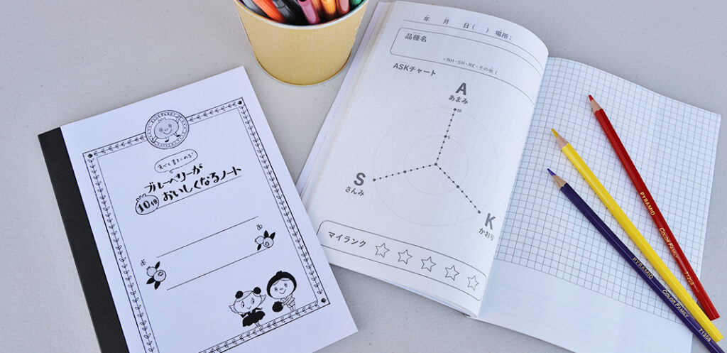 ブルーベリーが10倍おいしくなるノート